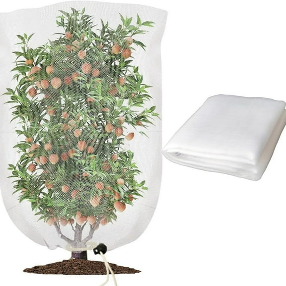 Fruit Tree Netting Bags,Bird Netting for Blueberry Bushes with Zipper and Drawstring,Garden Netting from Squirrels and Birds Other Animals for Cherry Apple Tree