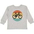 thumbnail image 3 of Inktastic Bicycle Vintage Cyclist Sunset Boys or Girls Long Sleeve Toddler T-Shirt, 3 of 5