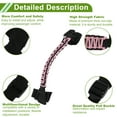thumbnail image 4 of Mangos de agarre para barra de rodillo para Jeep Wrangler 2024-2025, soporte de mango de nylon rosa, 4 piezas, 4 of 6