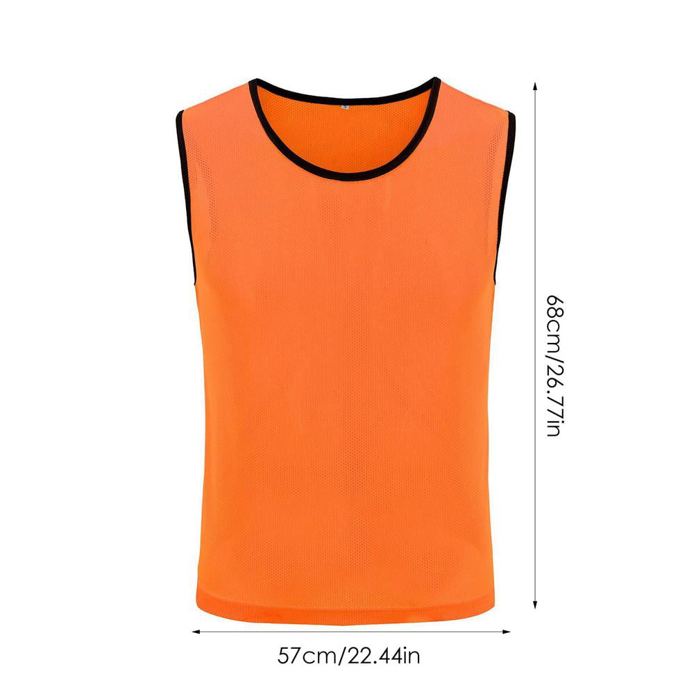 Lightweight & Durable Mesh Nylon Fabric Youth Scrimmage Sports Training Vests 
