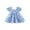 Blue, variant on THDHVS Girls Summer Dresses, Dresses for Kids, Toddler Kids Toddler Girls Fashion Short Sleeve Sweet Flower Print Ruffle Dress Pink 6-9 Months