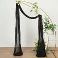 thumbnail image 5 of Efavormart 20ft Gauze Cheesecloth Black Wedding Arch Drapery Fabric, Window Scarf Valance, Boho Arbor Decor Curtain Panel, 5 of 11