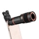thumbnail image 4 of Telescopio monocular con lente telefoto, zoom óptico universal de 8x y 12x para cámara de teléfono con clip para teléfono inteligente., 4 of 4