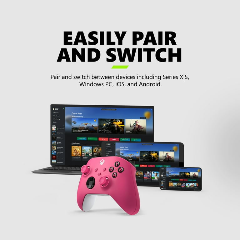 Microsoft Xbox Wireless Controller in Deep Pink with