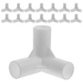 thumbnail image 1 of Minkissy 36Pcs Frame Connectors for Canopy Outdoor Replacement Parts White Plastic Tent Joint Connectors, 1 of 8