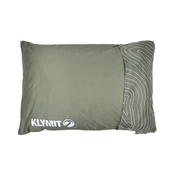 Klymit Drift Summit Camp Pillow, Memory Foam Camping & Travel Pillow with Water-Resistant Cover, Large