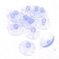 thumbnail image 5 of Unique Bargains 12 Pcs 40mm Home Bathoom PVC Clear Blue Plastic Suction Cup Hook, 5 of 5