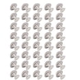 thumbnail image 4 of Pointes Rondes Turquoise, 40 Pcs Rivets Turquoise Beaux Pratiques pour Ceintures pour Chaussures, 4 of 8