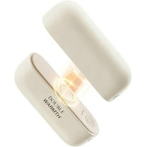 Hand Warmers Rechargeable 2 Pack, AI Electric Handwarmers, Portable Pocket Heater, Gifts for Christmas, Outdoor, Hunting, Golf, Camping Accessories(White)