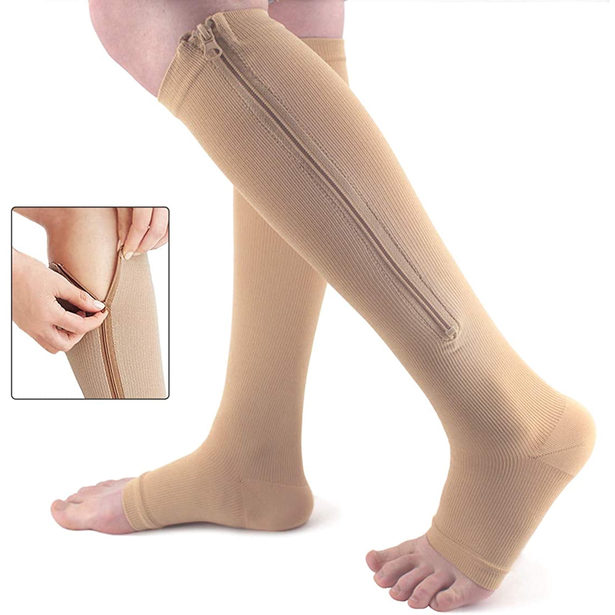 Chaussettes De Contention Yaxinshi 4 Paires Pour Hommes Et Femmes Circulation Compression M K 538633
