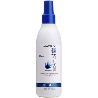 Biolage Styling Blue Agave Thermal Active Setting Spray by Matrix for Unisex - 8.5 oz Hair Spray
