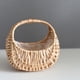 thumbnail image 5 of Cesta de flores tejidas de ratán | Cesta de almacenamiento natural artesanal para arreglos florales, frutas, verduras | Decoración rústica portátil | Respetuoso con el medio ambiente | 1 Pieza, 5 of 8