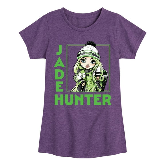 Rainbow High - Holiday Jade Hunter - Toddler And Youth Girls Fitted Short Sleeve Graphic T-Shirt