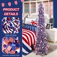 thumbnail image 3 of Ayieyill 4th of July Decor Patriotic Decorations, 5ft Pop up Tree Patriotic American Tree, Fourth of July Decorations Party Supplies(Red White and Blue ), 3 of 7
