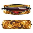 thumbnail image 2 of Haiem Desert Camouflage Print Leather Pencil Case Art Supplies Case Zipper Pencil Pouch Stationery Storage Pencil Bag, 2 of 7