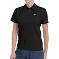 thumbnail image 3 of Aiyino Women's Polo Shirts Short Sleeve Quick Dry Tennis Golf T-Shirts Breathable Sports Workout Gym Tops Moisture Wicking Golf Running Tops, 3 of 8