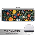 thumbnail image 5 of Kitchen Rugs Sets Of 2,Pioneer Flower Floral Print Pattern Anti Fatigue Kitchen Mat Rugs Non Slip Washable,Decorative Kitchen Floor Mats for Kitchen,Sink,Laundry,17"x47"+17"x47", 5 of 5