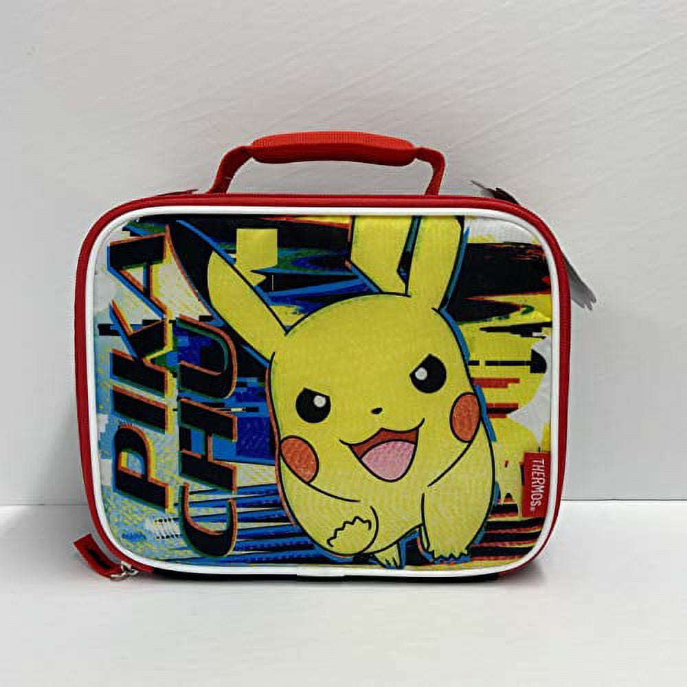 Pokemon Pikachu Distorted Colors Thermos Insulated Lunch Box 