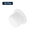 thumbnail image 4 of Uxcell 16Pcs White Rubber Stopper, 14mm Plug Holes for 13.5-13.8mm/0.53-0.54" Hole, 4 of 5