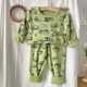thumbnail image 1 of Pijamas de invierno para niños, ropa interior térmica de dibujos animados para niñas, niños y bebés, ropa de dormir de Navidad, 1 of 4