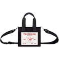 thumbnail image 1 of Bolso de mano True Religion para mujer, miniviaje, de mezclilla negra, 1 of 1