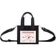 thumbnail image 1 of Bolso de mano True Religion para mujer, miniviaje, de mezclilla negra, 1 of 1
