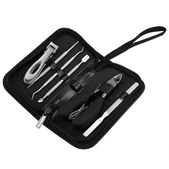 1 Set Nail Clippers Set Professional Nail Clippers Kit for Thick Nails Silver Tone Stainless Steel