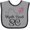 Heather and Black, variant on Inktastic Myrtle Beach South Carolina Girls Baby Bib