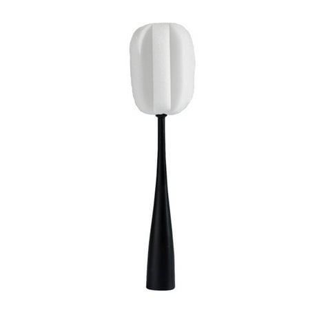 

20PCS Long Handle Sponge Bottle Cup Brush Scrubbers Cleaning Kitchen Dish Washing Tools - Black