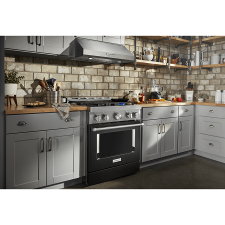 KITCHENAID KFGC500JBK professional gas range
