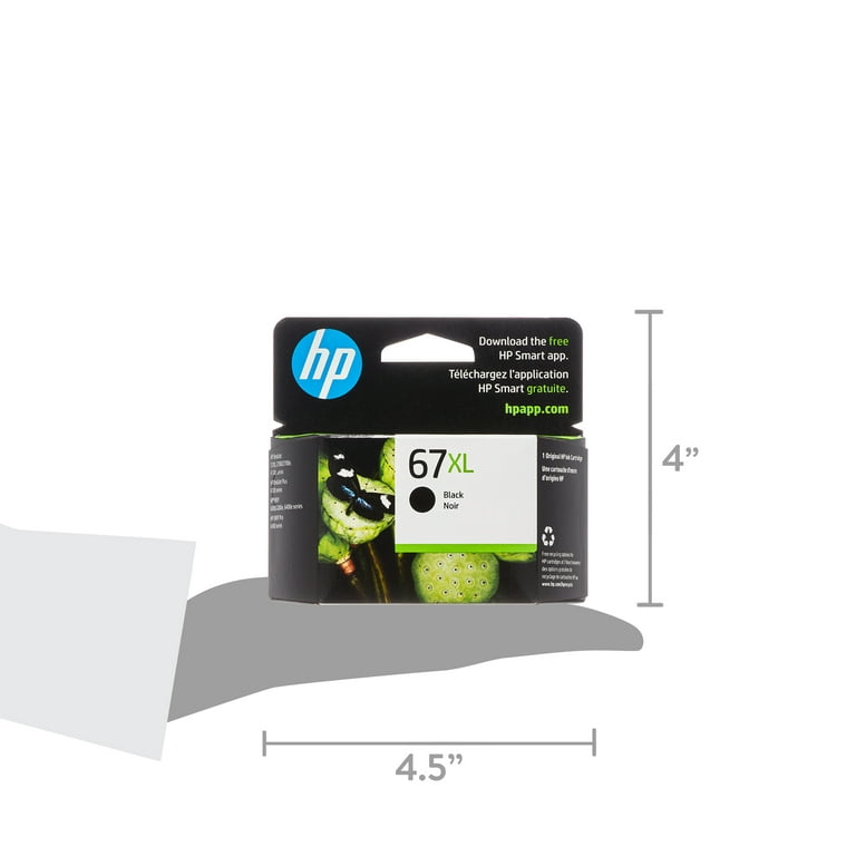 HP 67XL High-Yield Ink Cartridge Black 3YM57AN#140 - Best Buy