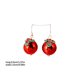 thumbnail image 5 of 1 par de pendientes de mujer, pendiente de decoración de árbol de Navidad, adornos de joyería de oreja de aleación Simple, adornos de fiesta Ropa, zapatos y accesorios Miscelánea Fruta Guardurnaity AP013835-02, 5 of 6