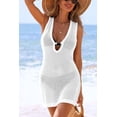 thumbnail image 4 of Womens Crochet Cover Up Knit Hollow Out Sleeveless Dress Swimsuit Bathing Suit Coverup 2026 for Beach Pool, 4 of 13