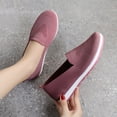 thumbnail image 6 of NOKIO Orthopedic Walking Shoes for Women, Women's Woven Breathable Soft Sole Shoes, Slip-On Light Air Cushion Mesh Up Stretch Platform Orthopedic Sneakers for Arch Support, 6 of 8