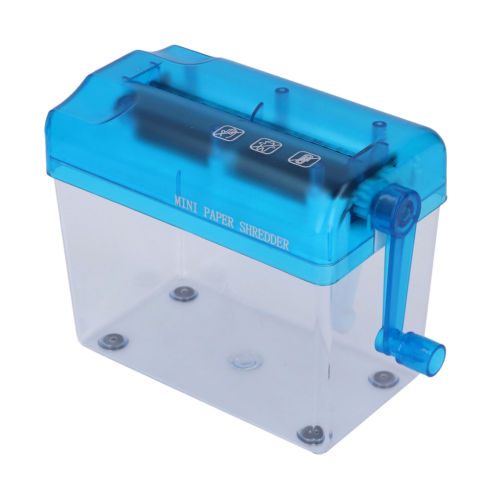 Estink Manual Shredder, Strip Cut Shredder with Handle, 1 Count