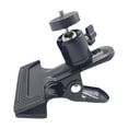 thumbnail image 1 of Abrazadera para trípode con adaptador de 1/4", portátil, resistente y antideslizante, para fotografía Sin soporte para teléfono, 1 of 9