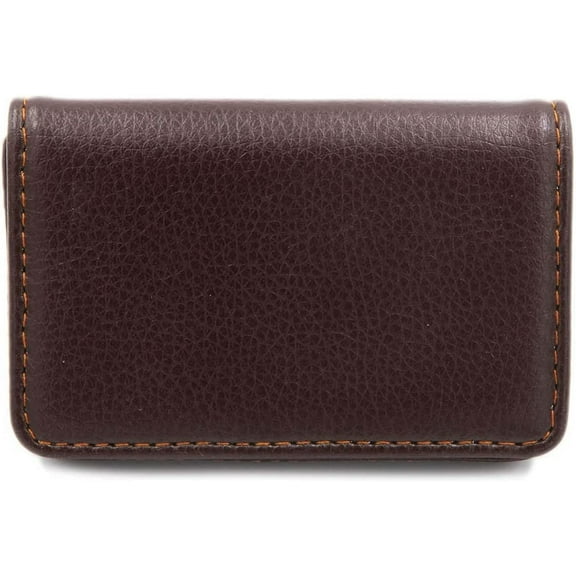 CAILDANL RFID Blocking Wallet - Minimalist Leather Business Credit Card Holder with Magnetic, Blue, Small