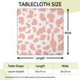 thumbnail image 2 of Farmhouse Tablecloth with Classic Black and White Cow Print, Rustic Country-Themed Vintage Design, Artistic Abstract Animal and Floral Patterns, 2 of 3
