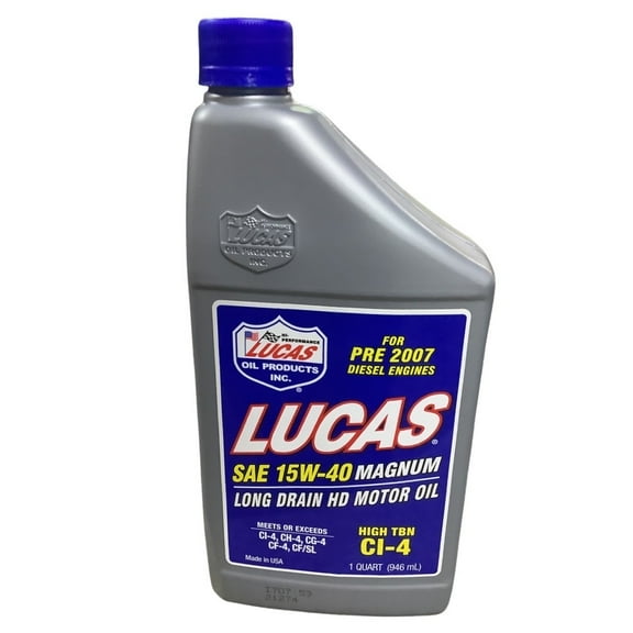 Lucas Oil Magnum Long Drain HD Motor Oil 15W - 40, 1 Quart