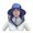 Blue, variant on Wide Brim Outdoor Hat with Breathable Mesh Veil Sun Protection