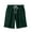Green, variant on Cotton Athletic Shorts for Women Elastic Waist Knee Shorts Drawstring Solid Color Jogger Sweat Shorts