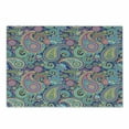 thumbnail image 1 of Paisley Cutting Board, Ornate Traditional Teardrop Elements Details in Bohemian Design Print, Decorative Tempered Glass Cutting and Serving Board, Small Size, Multicolor, by Ambesonne, 1 of 1