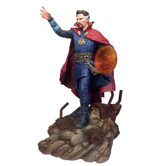 DIAMOND SELECT TOYS Marvel Gallery: Avengers Infinity War Movie Doctor Strange PVC Diorama Figure, Blue