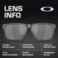 thumbnail image 4 of Oakley OO9384 Holbrook Mix Rectangle Shaped Non-Polarized Sunglasses for Men - Includes Official Eyewear Kit - Woodgrain Frame with Prizm Black Lens, 4 of 6