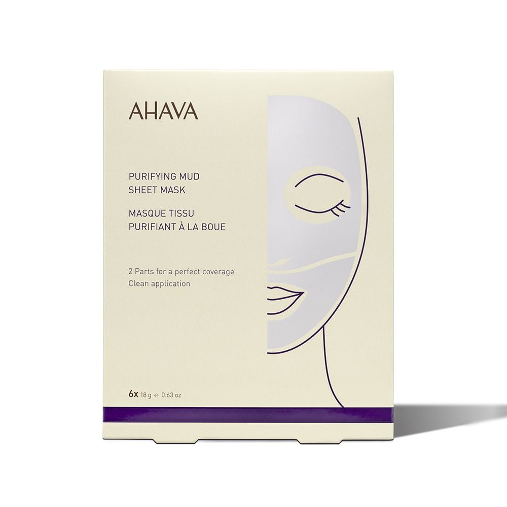AHAVA Purifying Mud Sheet Masks (6 Pack)