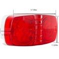thumbnail image 5 of Kojem 5X Trailer Marker LED Light Double Bullseye 10 Diodes Clearance Light Red, 5 of 7