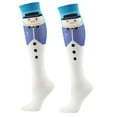 thumbnail image 2 of JeashCHAT Unisex Adults Women Cartoon Christmas Print 3D Socks Warm Pressure Stockings, 2 of 2
