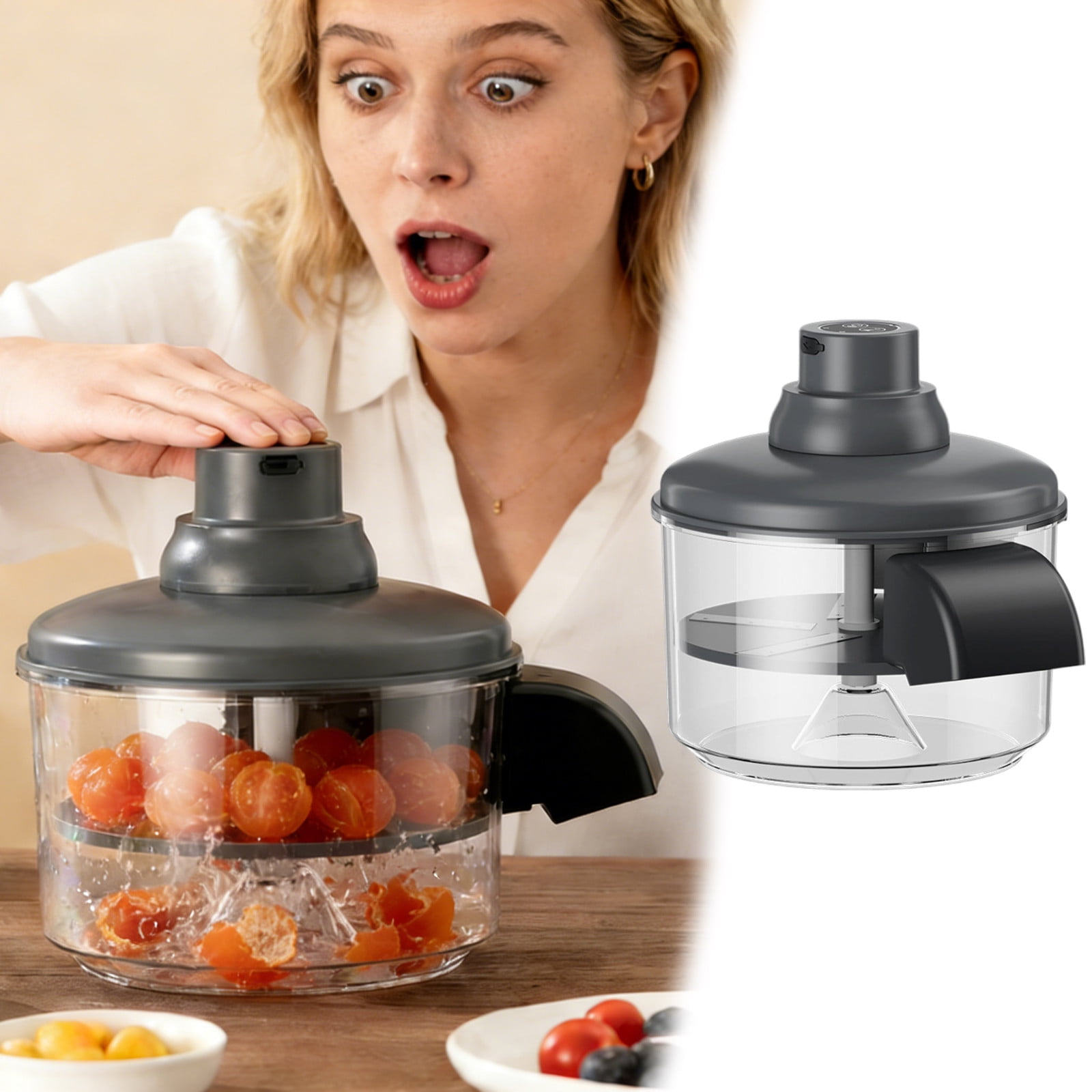 Grape Peeler Hand Crank Removal 2026 Grape Peeling Machine Rechargeable Smart Fruit Peeler Machine Food Grade Device Home Kitchen Garlic Copper Handheld Garlic Chopper Mincer Chopper for Meat Pl8