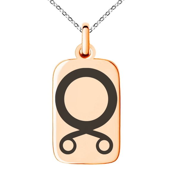 Stainless Steel Troll Cross Viking Norse Engraved Small Rectangle Dog Tag Charm Pendant Necklace