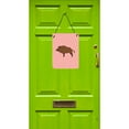 thumbnail image 2 of Caroline's Treasures BB7936DS1216 Wild Boar Pig Pink Check Wall or Door Hanging Prints, 12x16, multicolor, 2 of 2